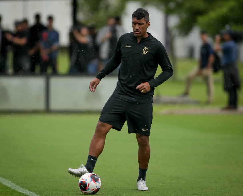 Paulinho - Treino Corinthians 11/01