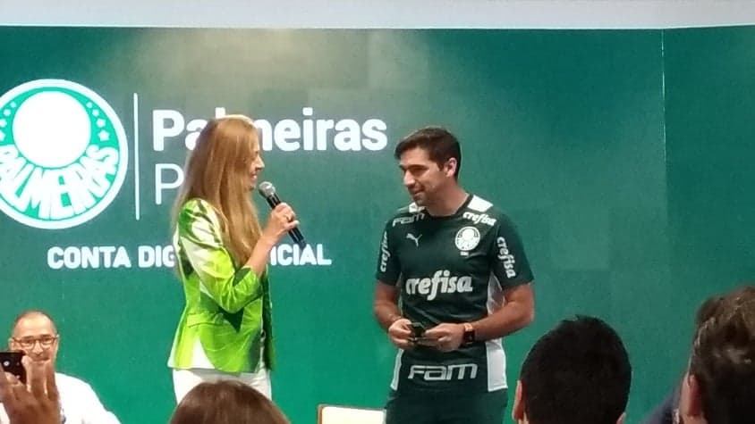 Leila Pereira e Abel Ferreira - Palmeiras Pay