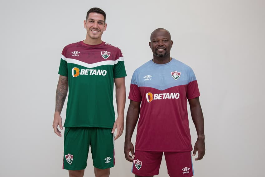 Nino e Marcão - Novos uniformes de treino do Fluminense