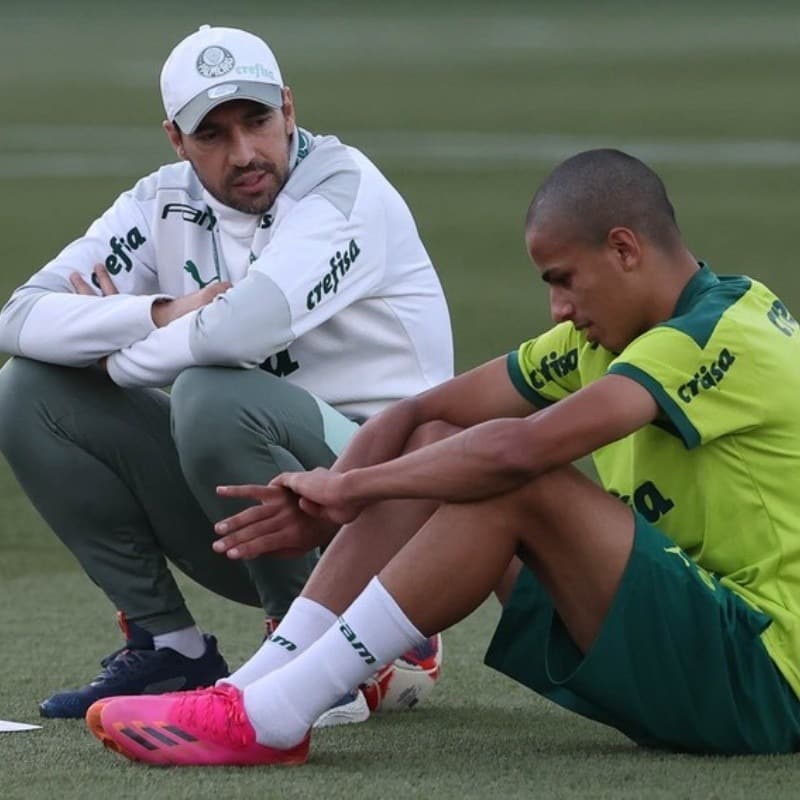 Abel Ferreira e Giovani - Palmeiras