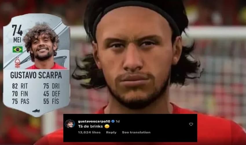 Gustavo Scarpa no Fifa 23