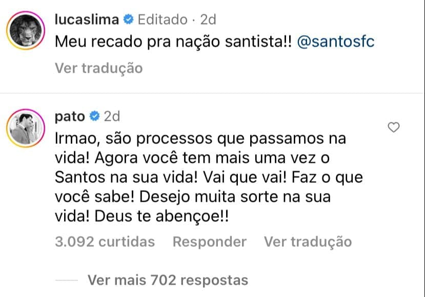 Alexandre Pato e Lucas Lima