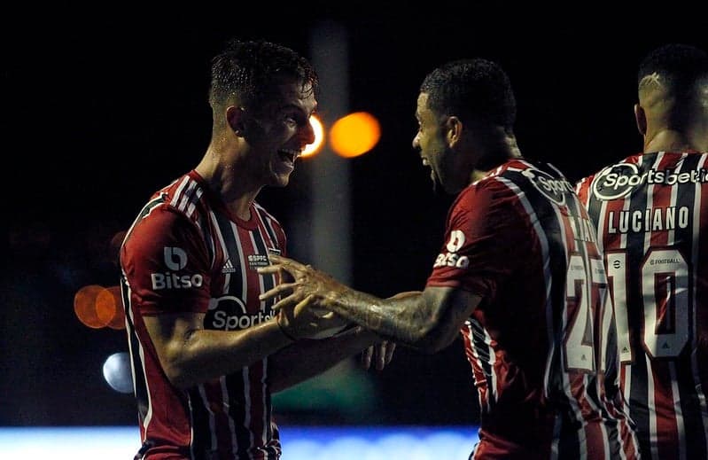 Calleri e Wellington Rato - São bento x São Paulo - Paulistão 2023