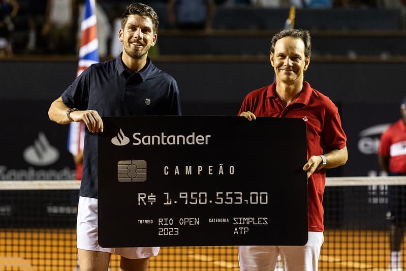 Rio Open 2023 - Premiação - Cameron Norrie