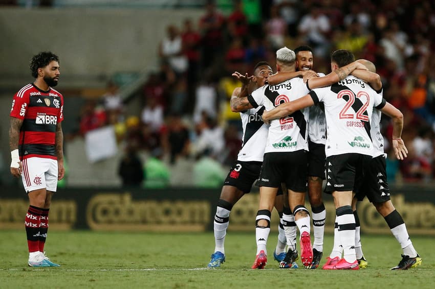 Vasco - comemoração contra o Flamengo