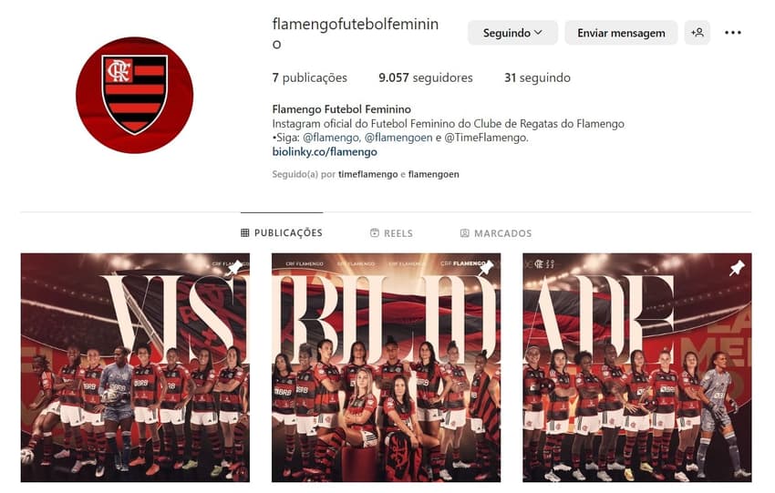 flamengo feminino post