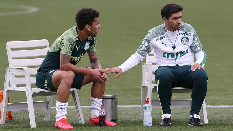 Abel Ferreira e Marcos Rocha - Palmeiras