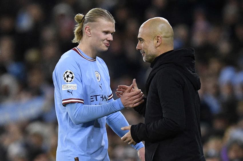 Haaland e Guardiola