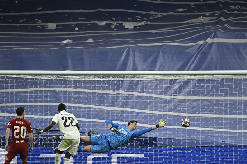 Real Madrid x Liverpool - Courtois