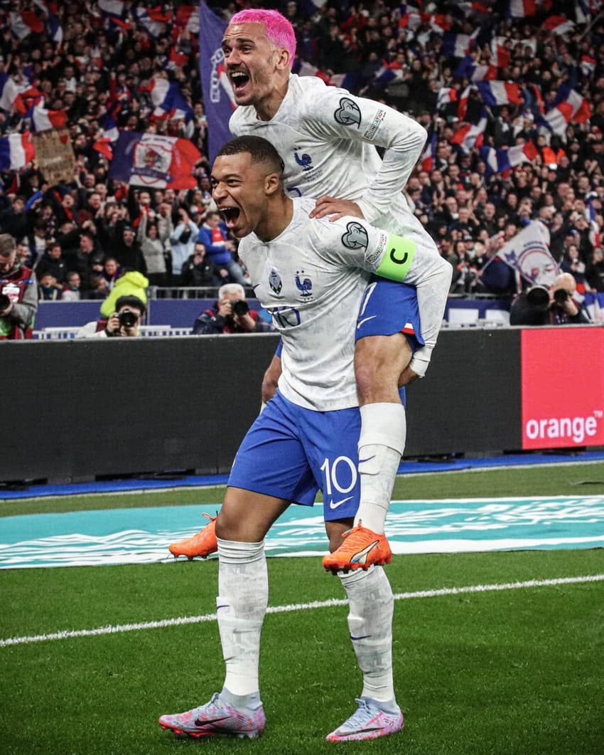 Griezmann e Mbappé