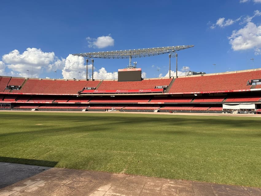 Novo gramado do Morumbi