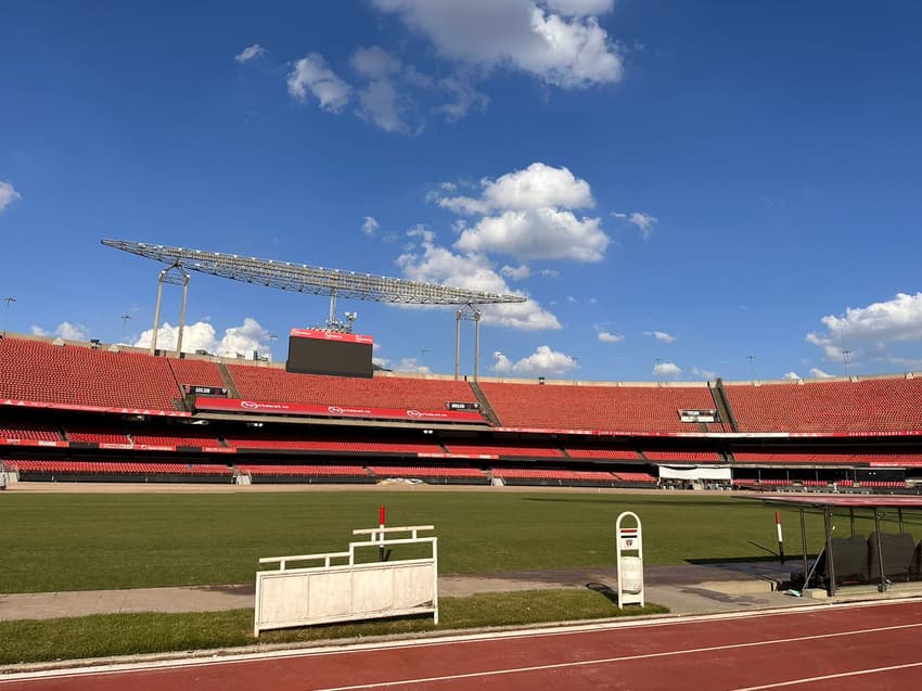 Novo gramado do Morumbi