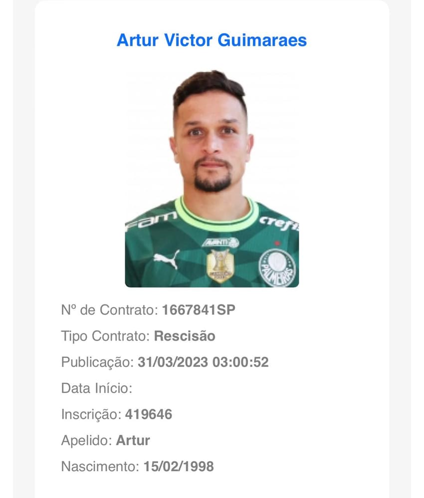 Rescisão Artur Bragantino BID