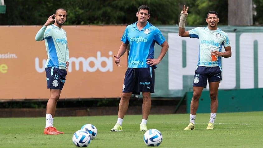 Mayke e Rony - Treino Palmeiras