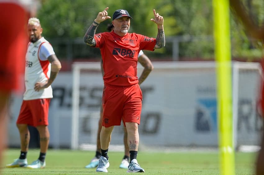 Sampaoli Treino Flamengo