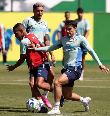 Raphael Veiga - Treino Palmeiras