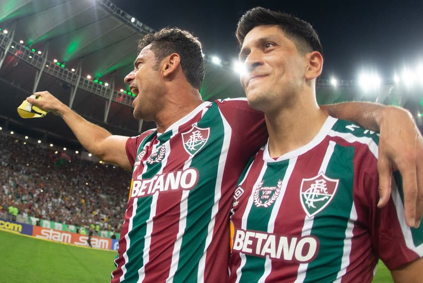 Fred e Cano juntos pelo Fluminense (Foto: Marcelo Gonçalves / Fluminense FC)