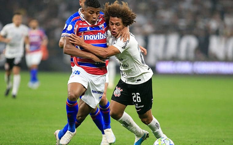 último confronto entre Corinthians e Fortaleza no Brasileirão terminou empatado