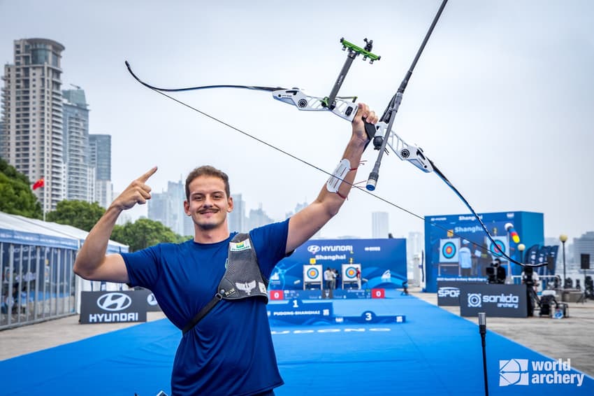 Marcus D`Almeida, tiro com arco - etapa da Copa do Mundo, Shanghai