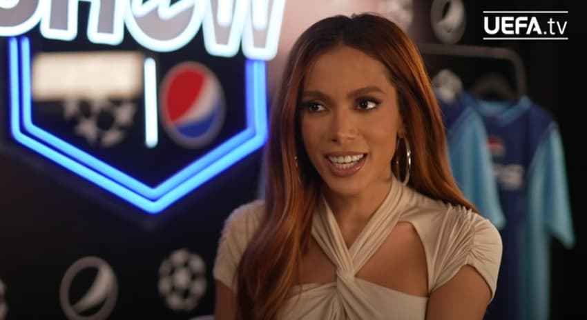 Anitta vai se apresentar na Copa do Mundo (Foto: Reprodução/UEFA TV)