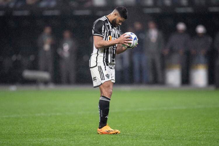 Corinthians x Atlético Mineiro SÃO PAULO, SP &#8211; 31.05.2023: CORINTHIANS X ATLÉTICO MINEIRO &#8211; Hulk during the match betwee