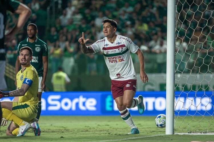 Goias X Fluminense GOIANIA (GO), 06/11/2023 – Football / Brazilian Serie A – Goias X Fluminense – Cano in a match betwee