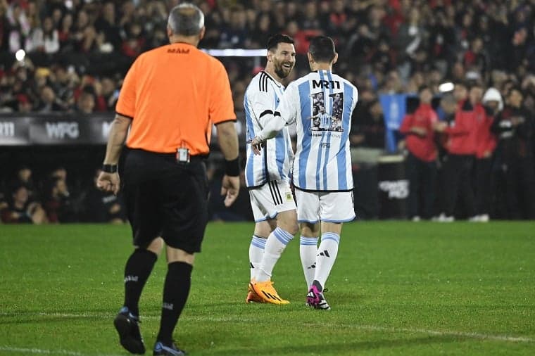 Messi e Maxi Rodriguez