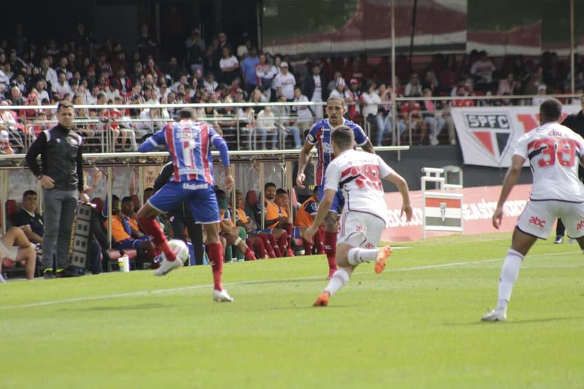 São Paulo e Bahia empataram no Brasileirão