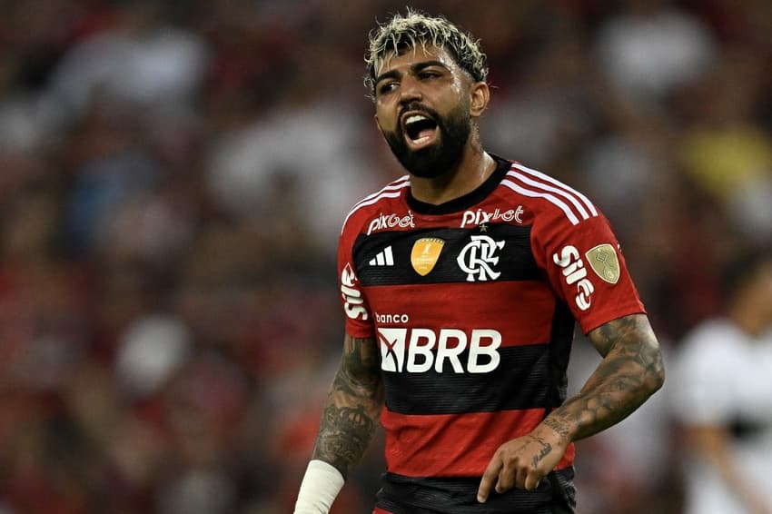 Flamengo x Olimpia - Gabigol