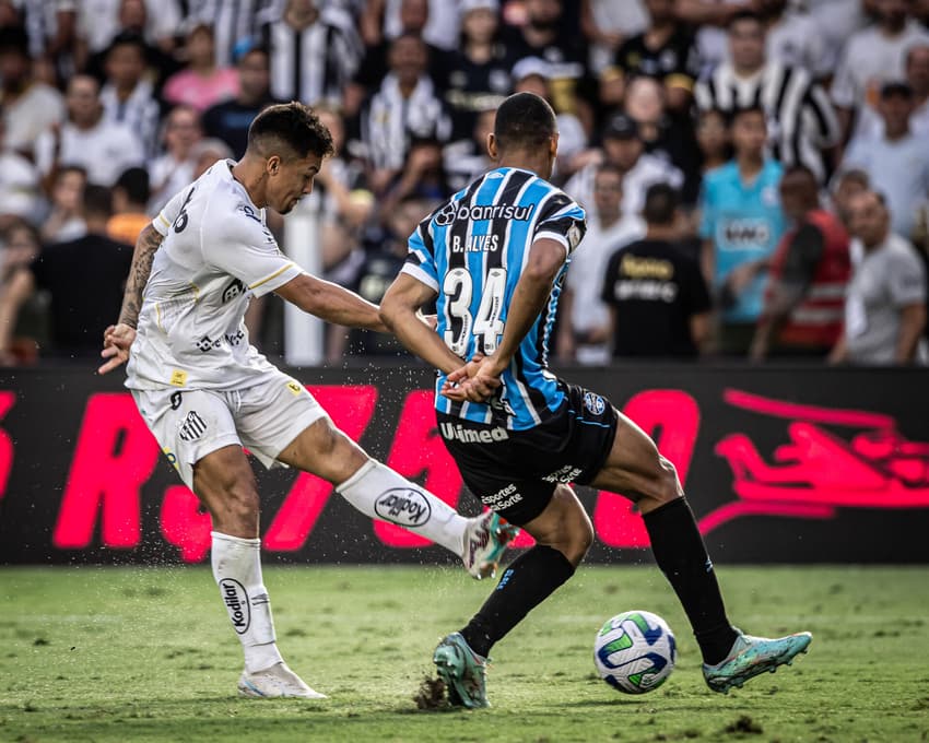 Marcos Leonardo - Santos x Grêmio gol