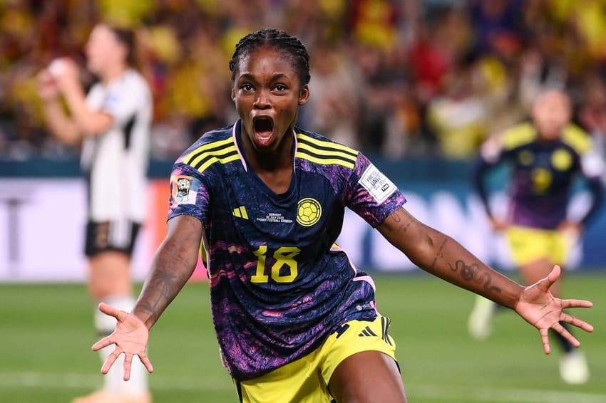 Linda Caicedo é o destaque da Colômbia na Copa do Mundo Feminina (Foto: FRANCK FIFE / AFP)