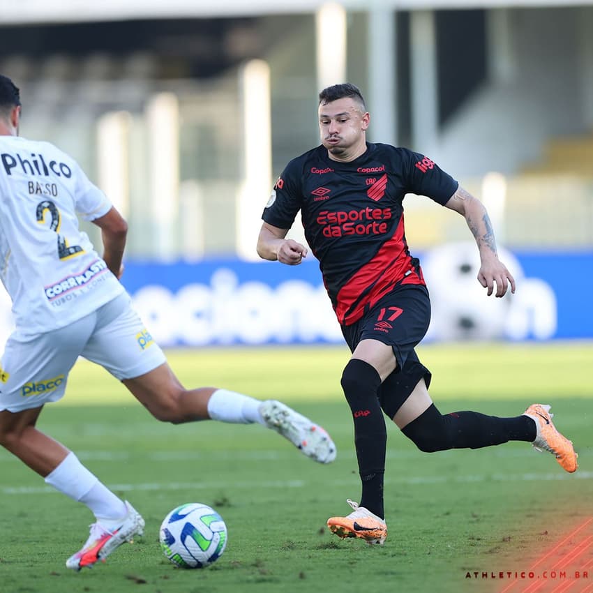 Santos x Athletico (Foto: José Tramontin/athletico.com.br)