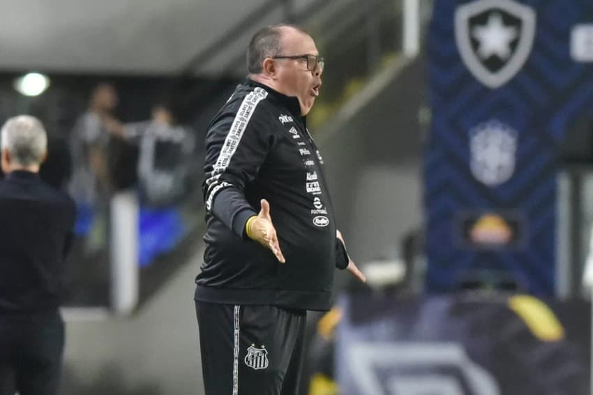 Último jogo de Marcelo Fernandes pelo Santos foi contra o Botafogo, no ano passado. Hoje, o clube acertou o retorno do treinador. 