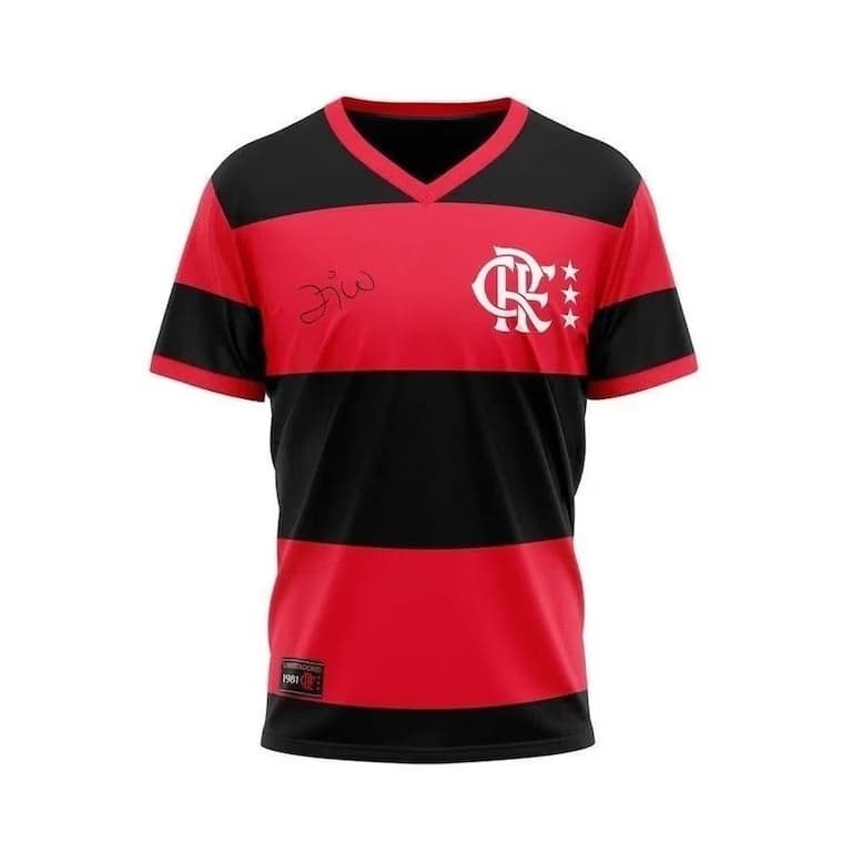 camisa do flamengo de 81 em homenagem ao zico