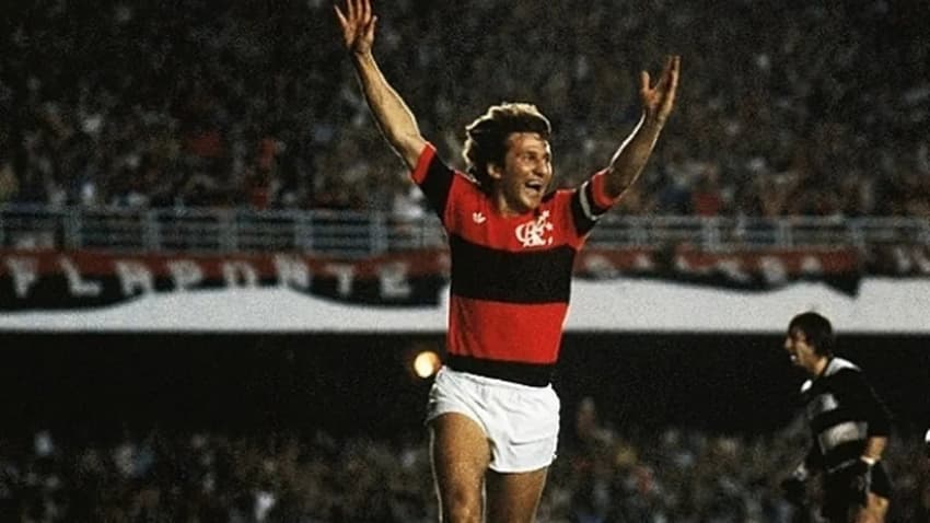 Zico é o maior ídolo e artilheiro da história do Flamengo (Foto: Reprodução de internet)