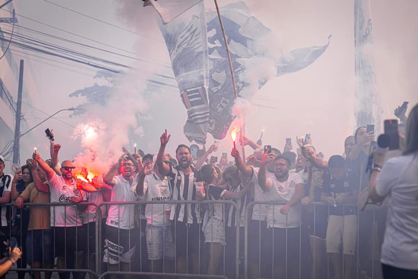 Santos - Caldeirão - Jogo contra o Cruzeiro