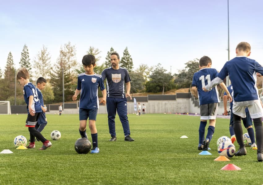 Escolinha de futebol nos Estados Unidos