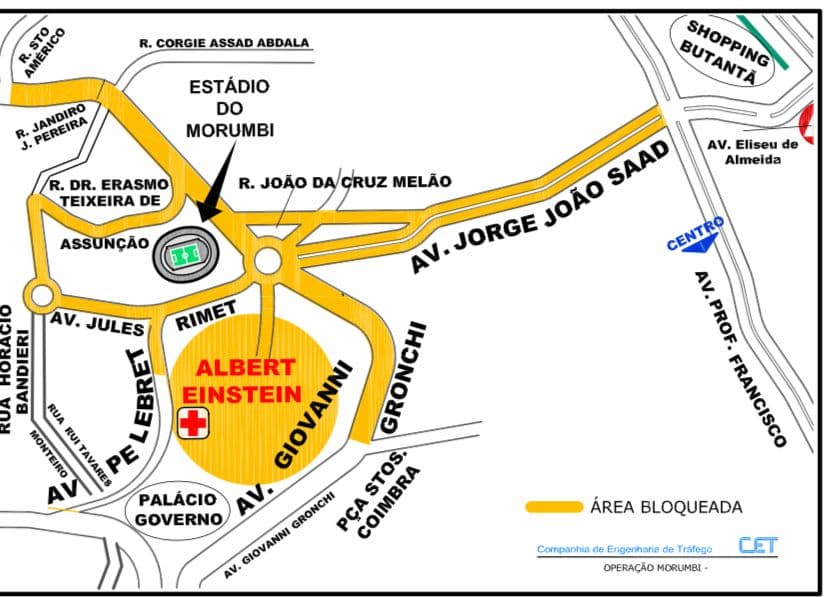 Mapa Morumbi