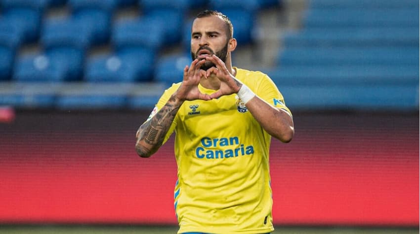 Jesé Rodriguez em ação pelo Las Palmas, em 2021/22 (Foto: Imago)