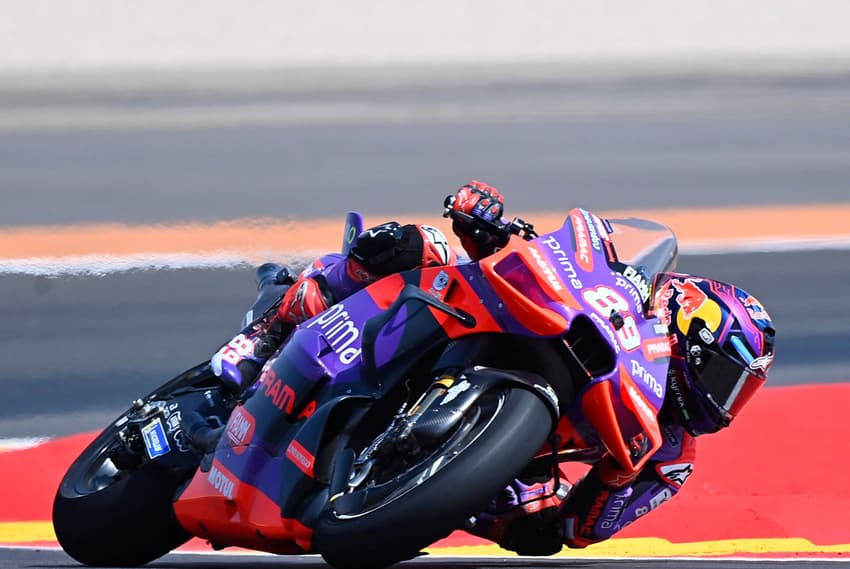 Jorge Martín é o grande favorito a vencer a MotoGP desta temporada; Veja lista com os maiores campeões (Foto: JOSE JORDAN / AFP)