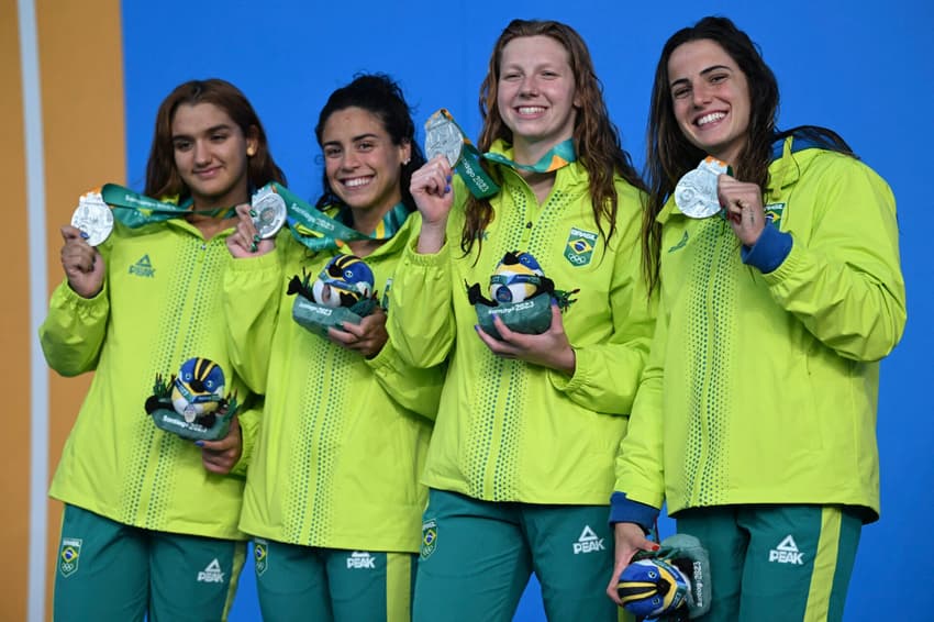 SWIMMING-PANAM-2023-SANTIAGO-PODIUM