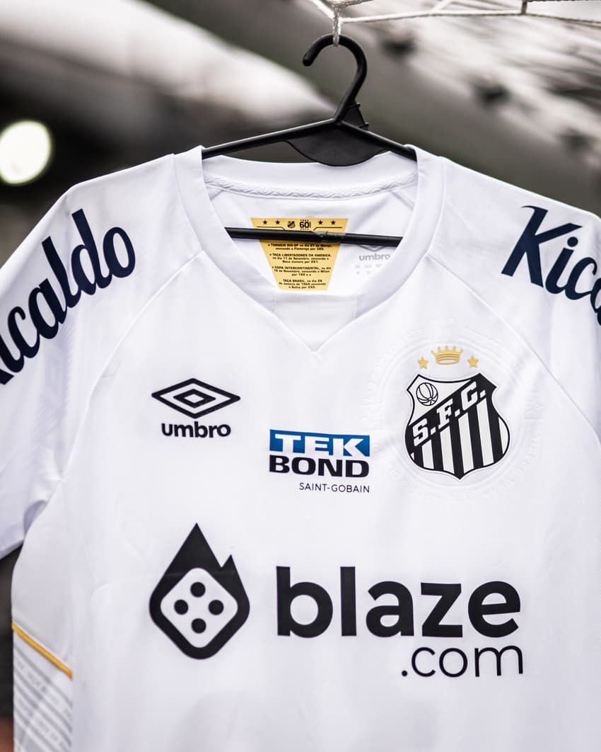 Santos camisa patrocinadora