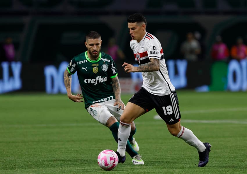 Zé Rafael e James Rodriguez - Palmeiras 5x0 São Paulo