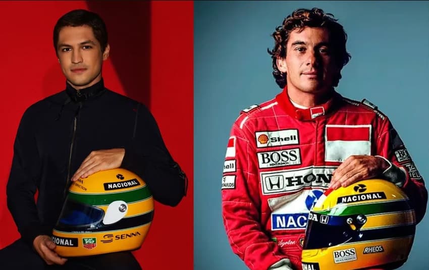 Gabriel Leone e Ayrton Senna