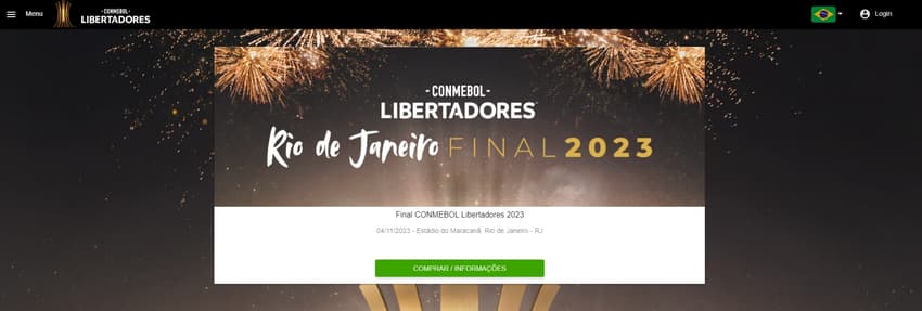 Como comprar ingresso da Libertadores