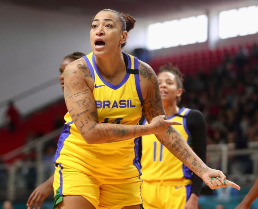 Brasil x Colômbia - basquete feminino - Pan