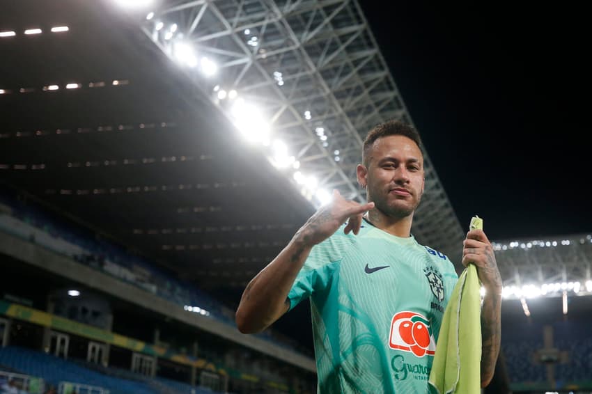 Neymar - Treino da Seleção em Cuiabá