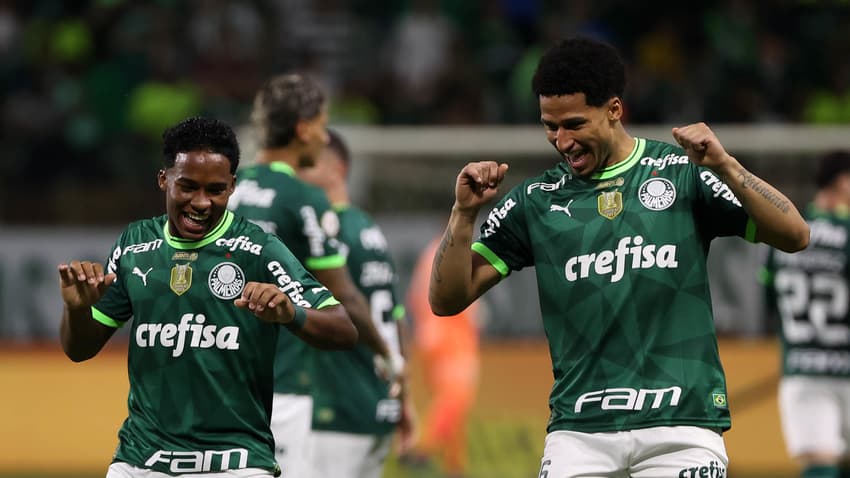 Endrick e Murilo Palmeiras x América-MG