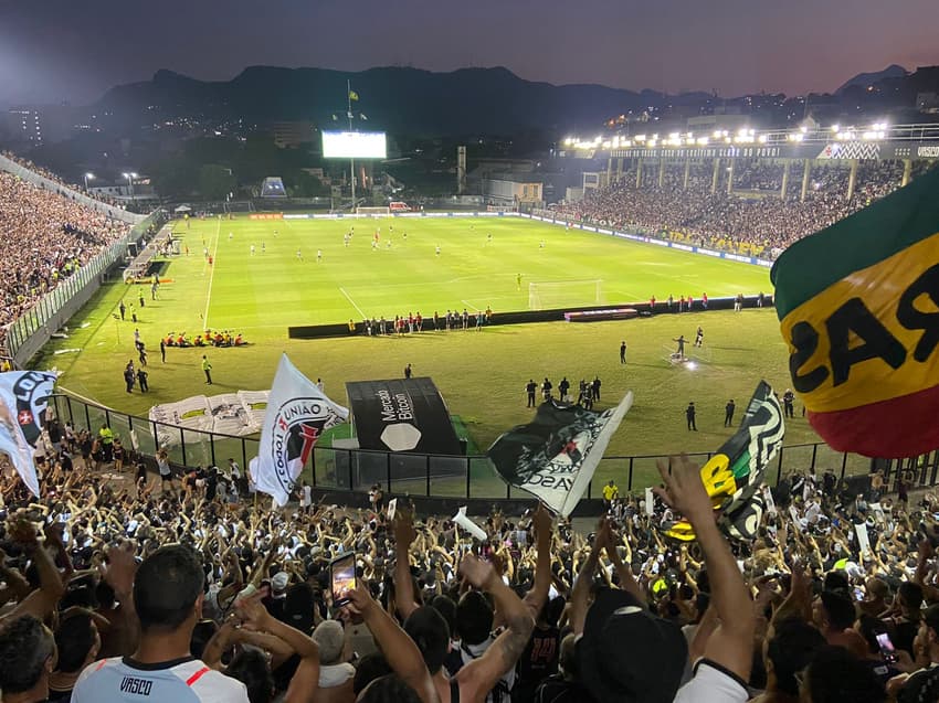 São Januário, em dia de Vasco x América-MG, pela 34ª rodada do Campeonato Brasileiro