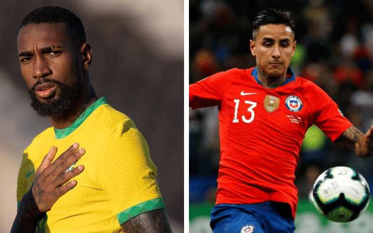 Gerson e Pulgar &#8211; Brasil e Chile